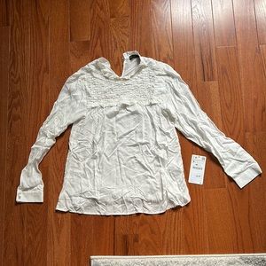 Zara Basic collection - White long sleeve overhead shirt